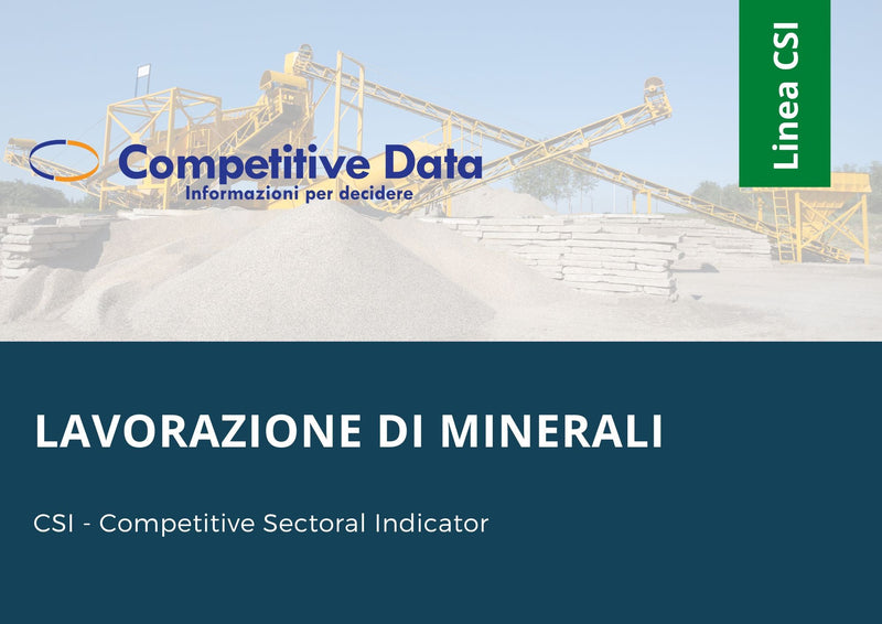 Lavorazione di Minerali: il fatturato delle prime 400 aziende nel 2022
